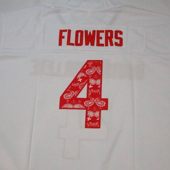 NEW Men's Adidas Boston College Eagles Zay Flowers Welles Bandana Jersey Sz Lg - Picture 7 of 9